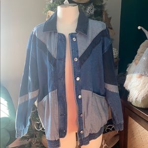 Chevron denim Jacket